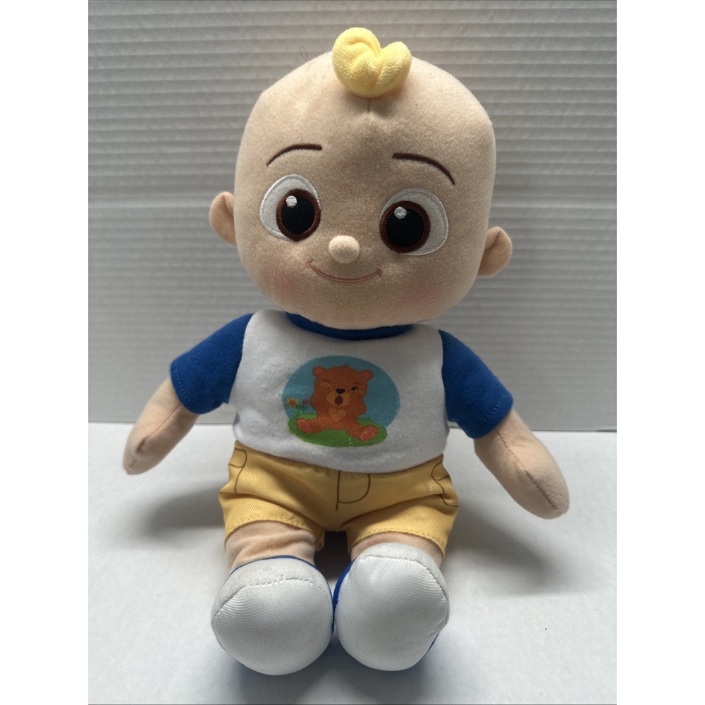CoComelon Official Interactive JJ Doll with Sounds 12" Plush Kids Toy Soft